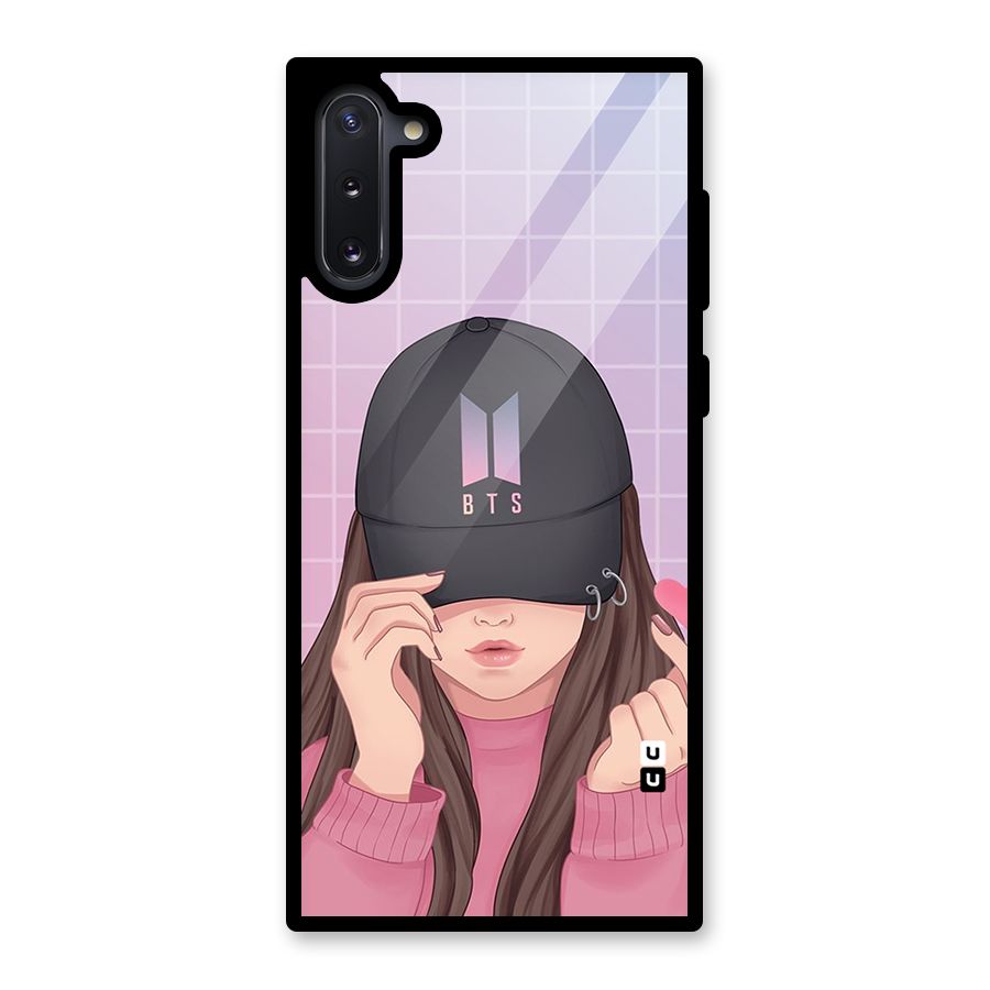 Anime Beautiful BTS Girl Glass Back Case for Galaxy Note 10