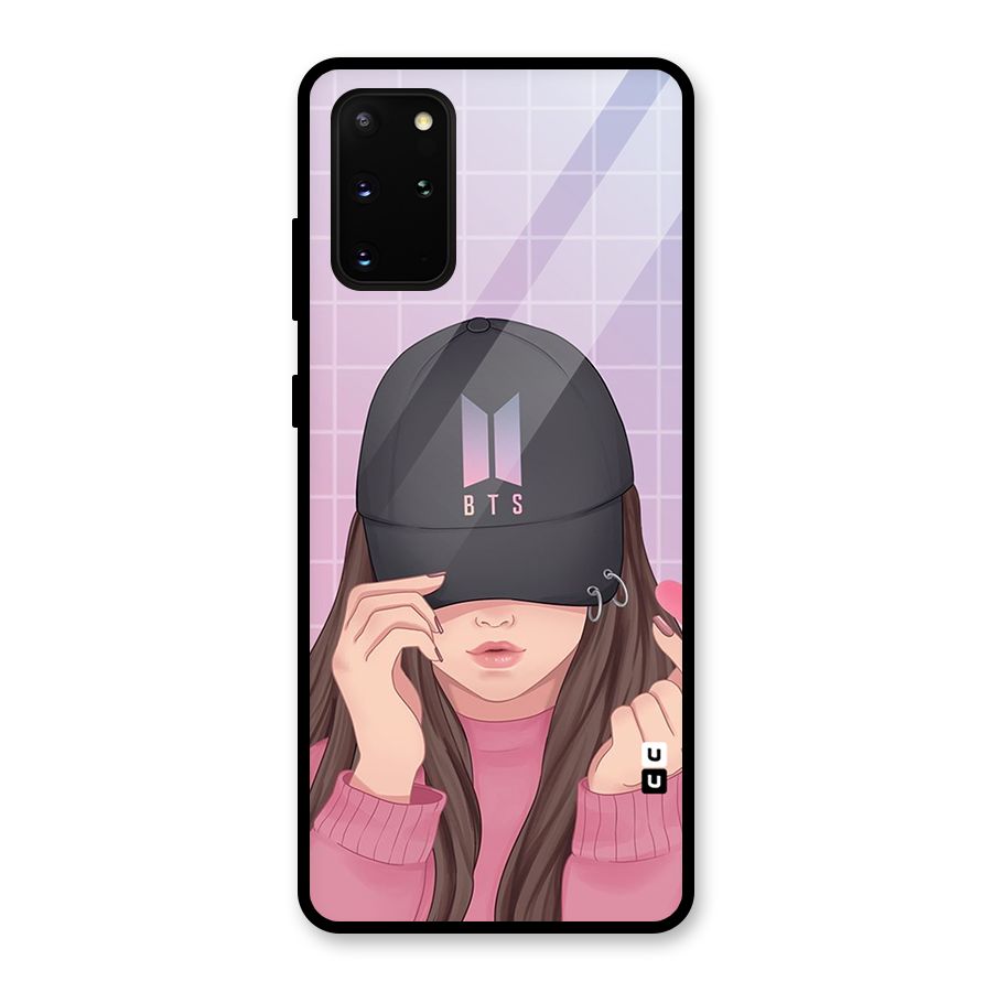 Anime Beautiful BTS Girl Glass Back Case for Galaxy S20 Plus