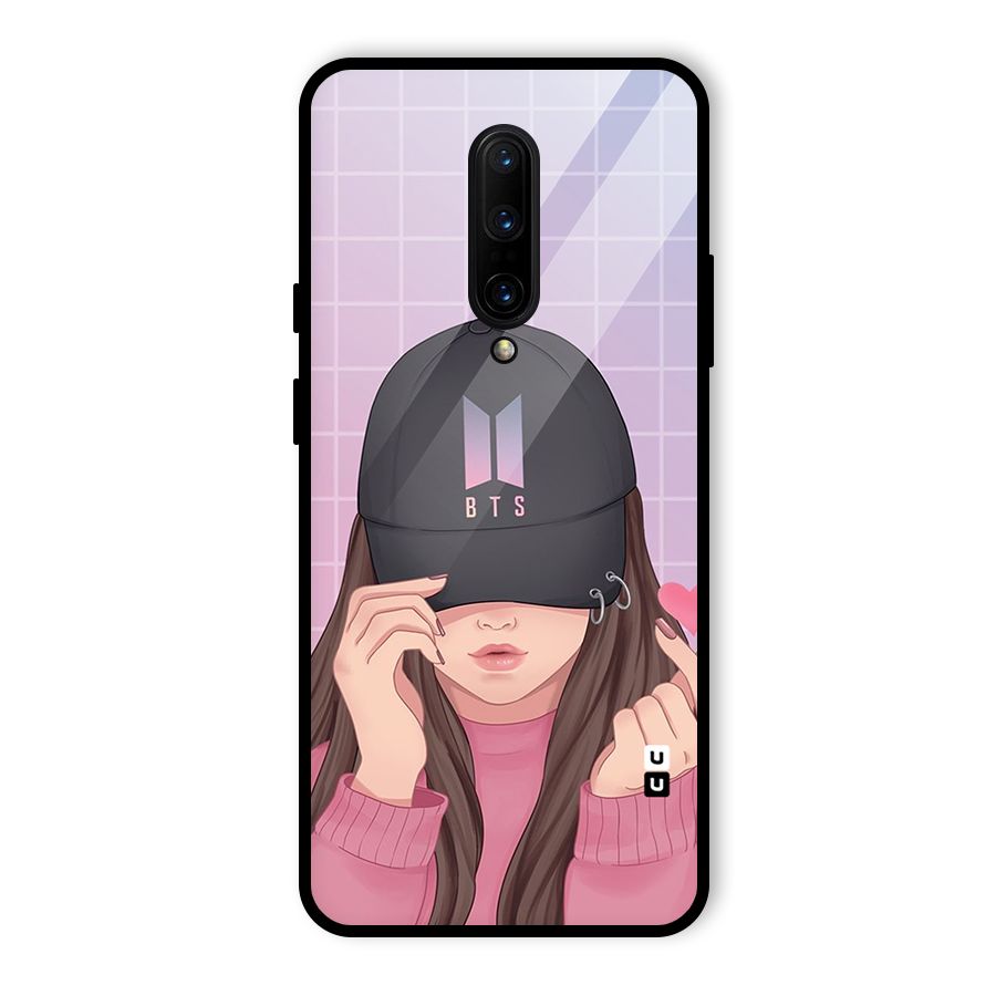 Anime Beautiful BTS Girl Glass Back Case for OnePlus 7 Pro