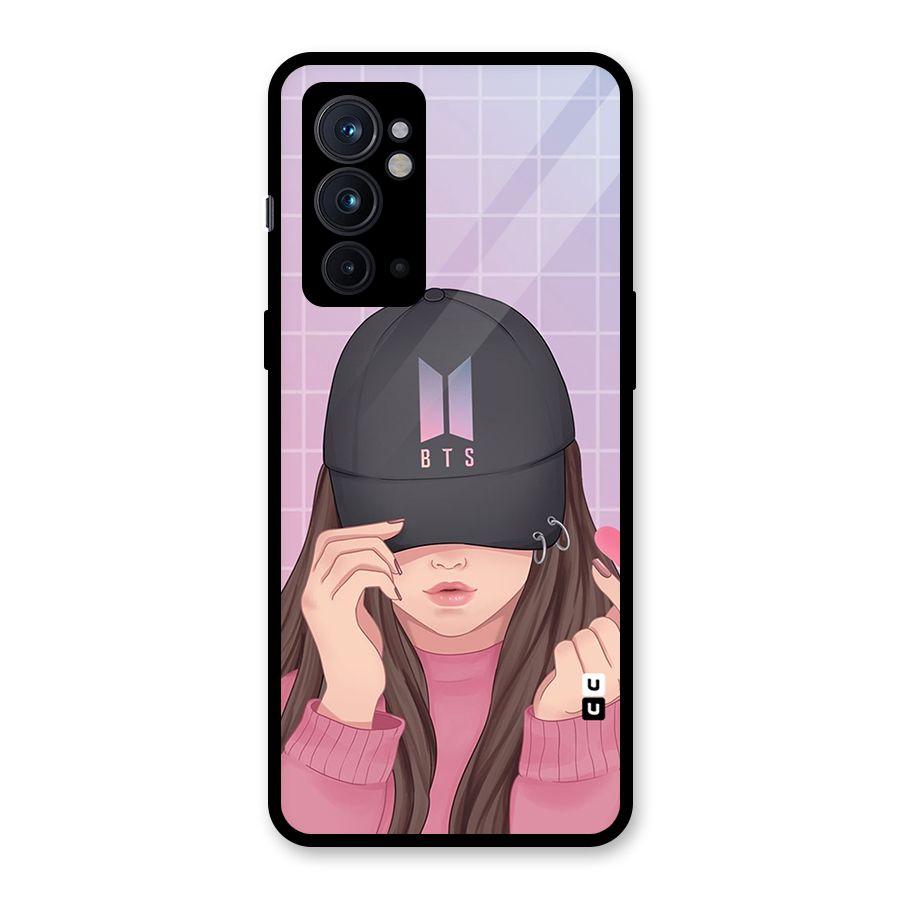 Anime Beautiful BTS Girl Glass Back Case for OnePlus 9RT 5G