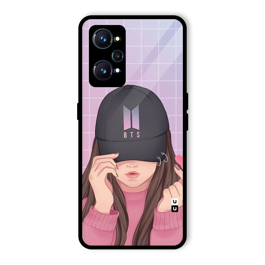 Anime Beautiful BTS Girl Glass Back Case for Realme GT Neo2