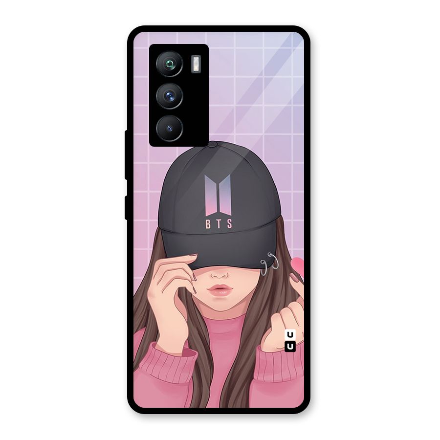 Anime Beautiful BTS Girl Glass Back Case for Vivo iQOO 9 SE