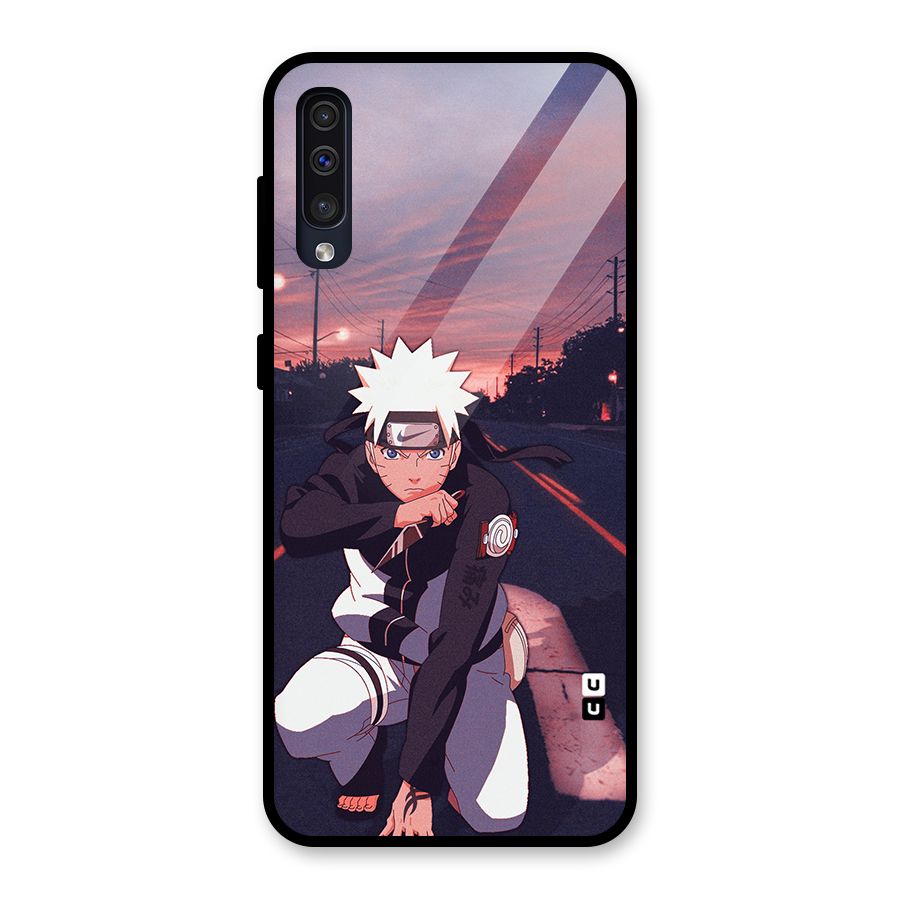 Anime Naruto Aesthetic Glass Back Case for Galaxy A50