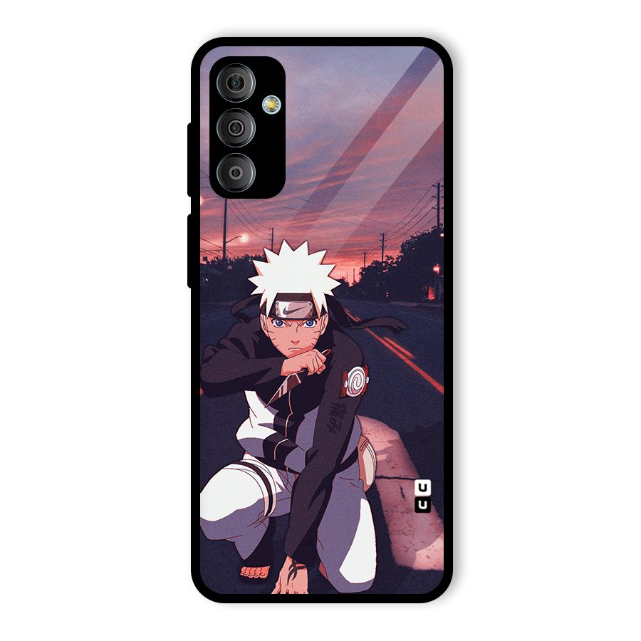 Anime Naruto Aesthetic Glass Back Case for Galaxy F23