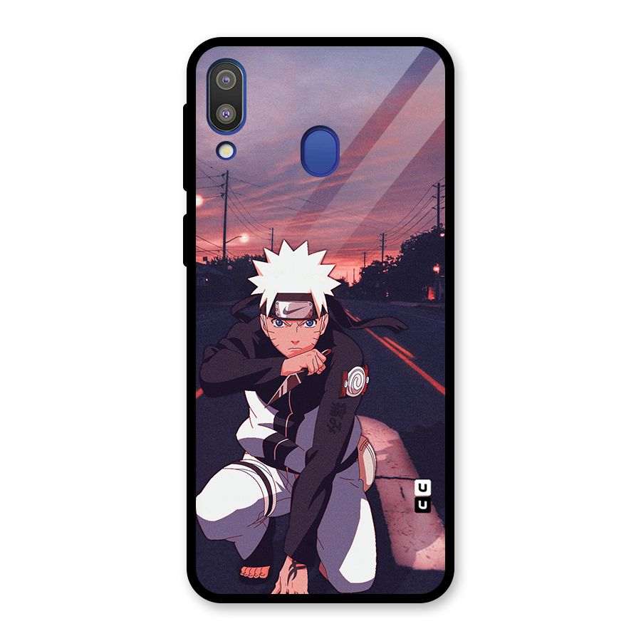 Anime Naruto Aesthetic Glass Back Case for Galaxy M20