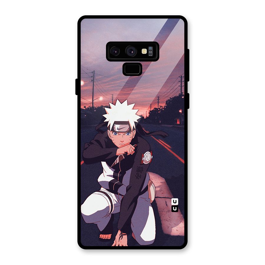 Anime Naruto Aesthetic Glass Back Case for Galaxy Note 9