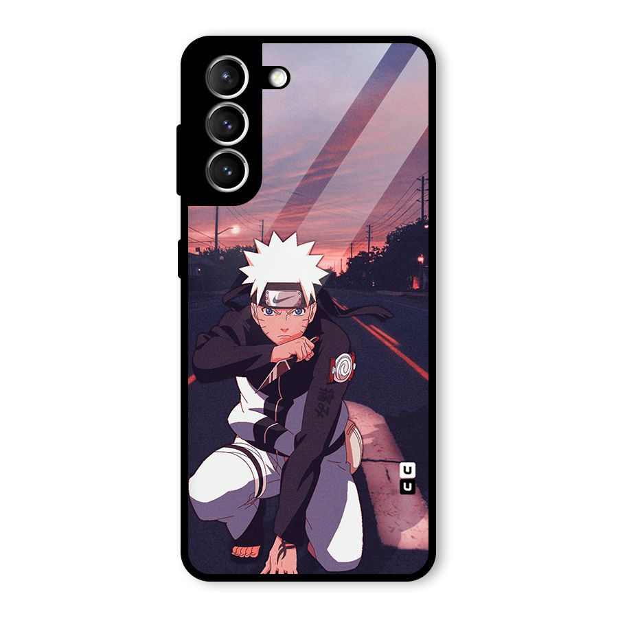 Anime Naruto Aesthetic Glass Back Case for Galaxy S21 5G