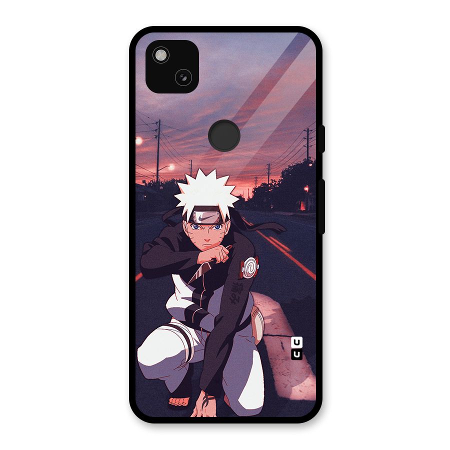 Anime Naruto Aesthetic Glass Back Case for Google Pixel 4a
