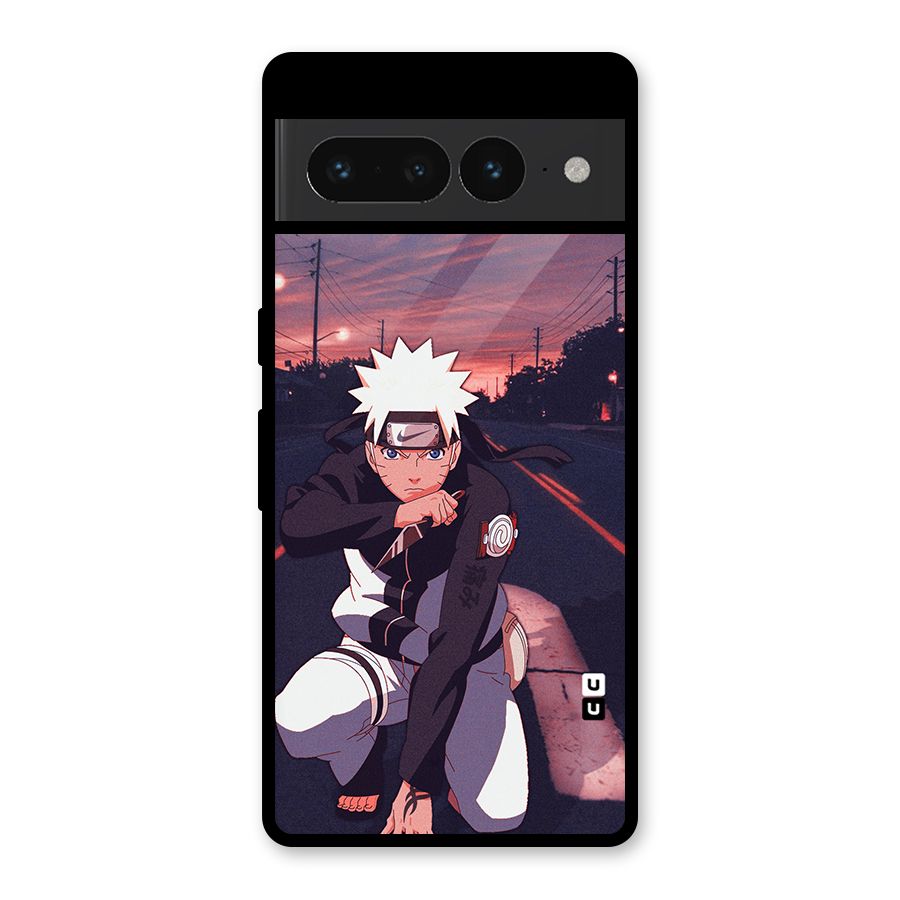 Anime Naruto Aesthetic Glass Back Case for Google Pixel 7 Pro