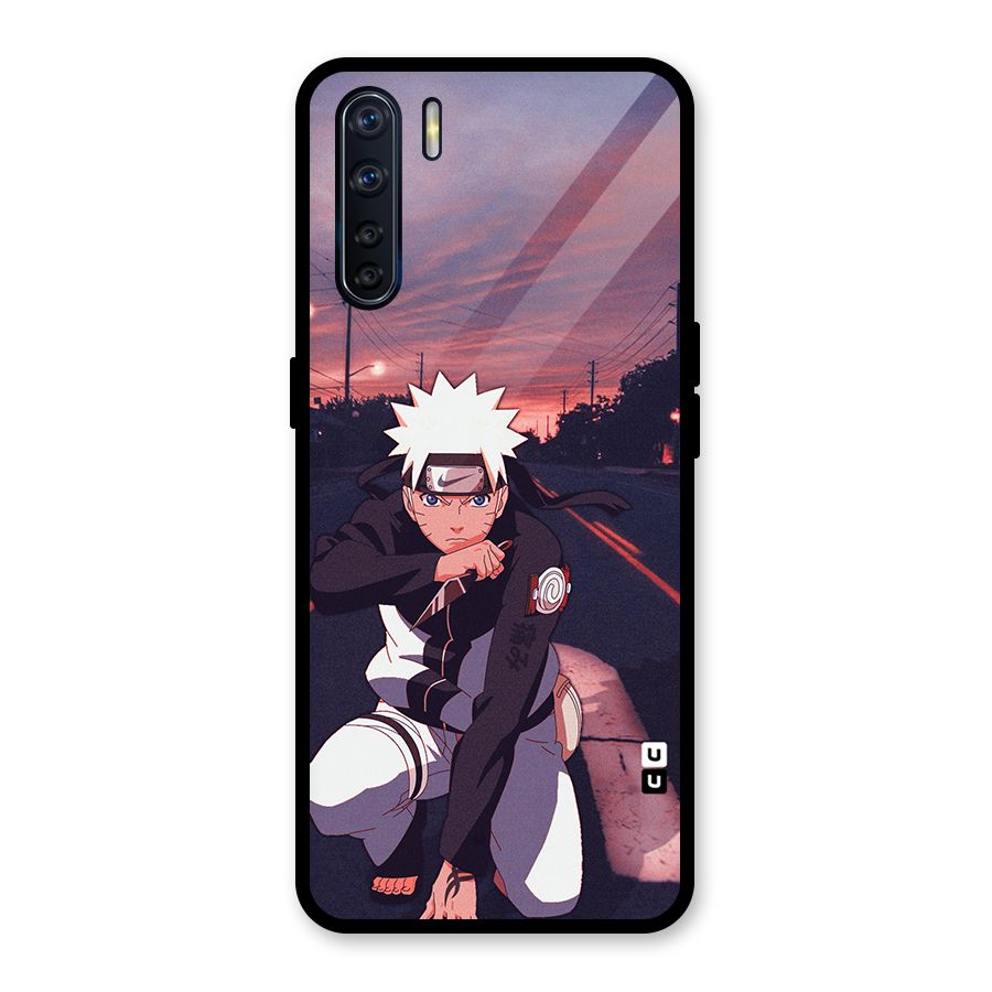 Anime Naruto Aesthetic Glass Back Case for Oppo F15