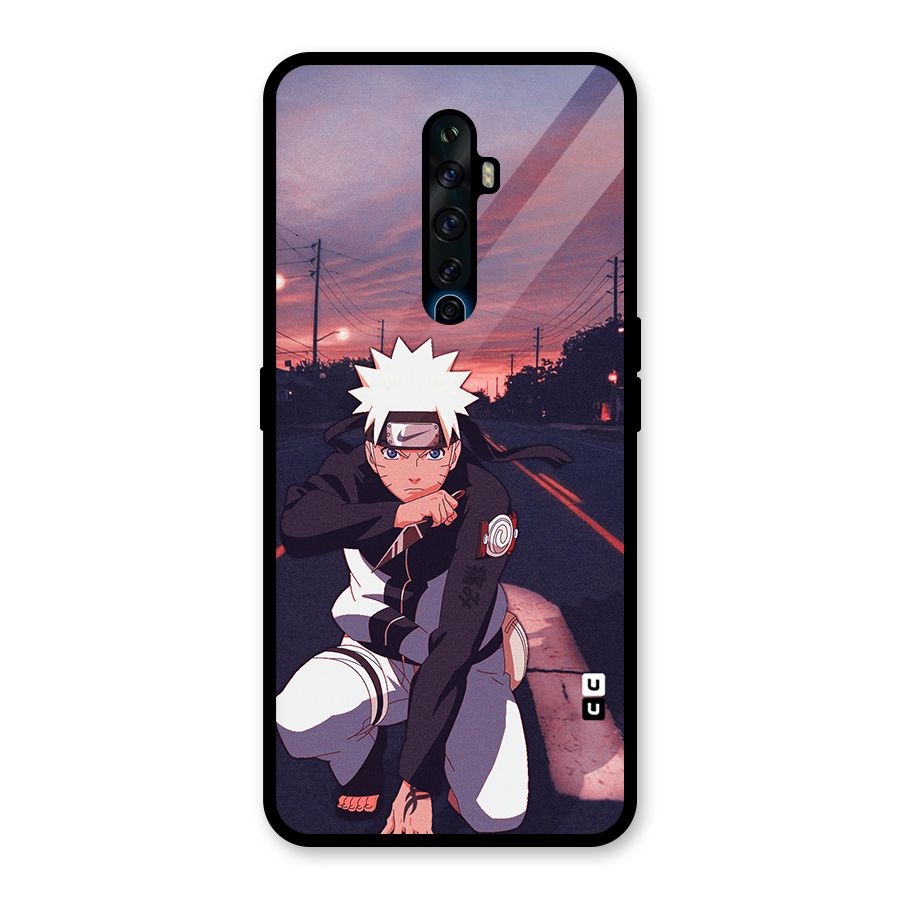 Anime Naruto Aesthetic Glass Back Case for Oppo Reno2 F