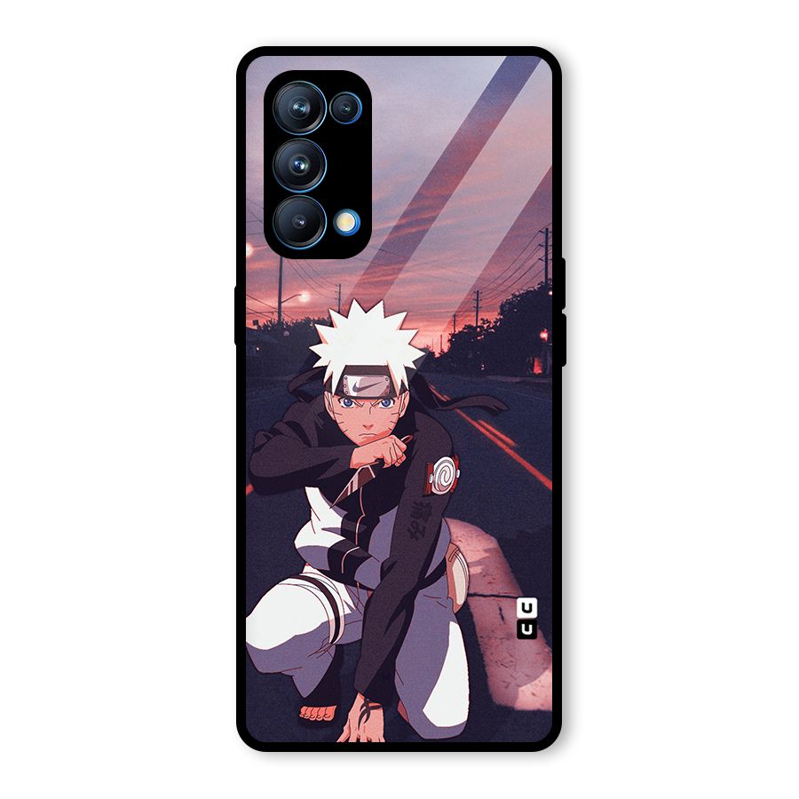 Anime Naruto Aesthetic Glass Back Case for Oppo Reno5 Pro 5G