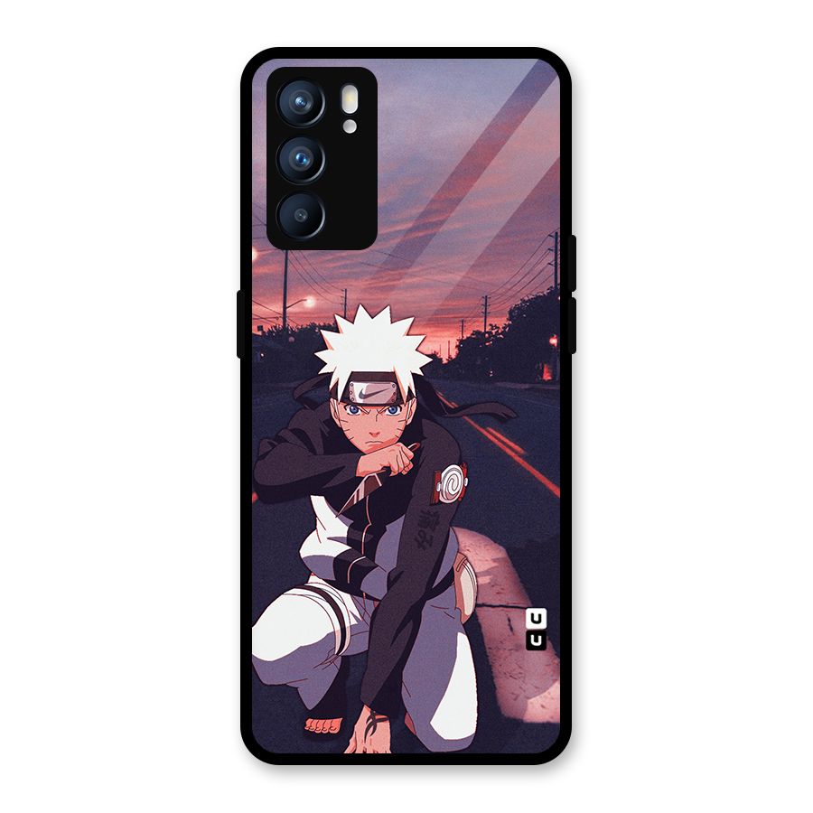 Anime Naruto Aesthetic Glass Back Case for Oppo Reno6 5G
