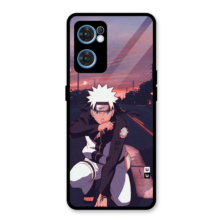 Anime Naruto Aesthetic Glass Back Case for Oppo Reno7 5G
