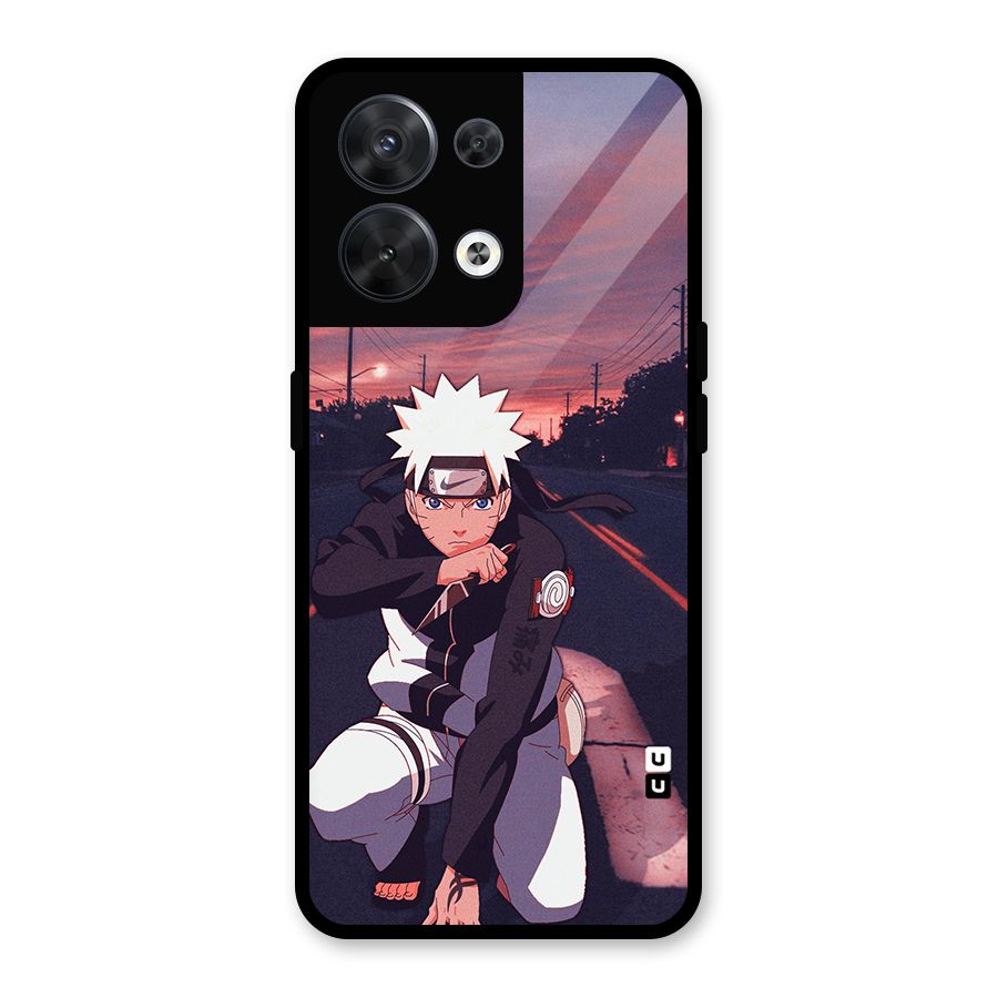Anime Naruto Aesthetic Glass Back Case for Oppo Reno8 5G