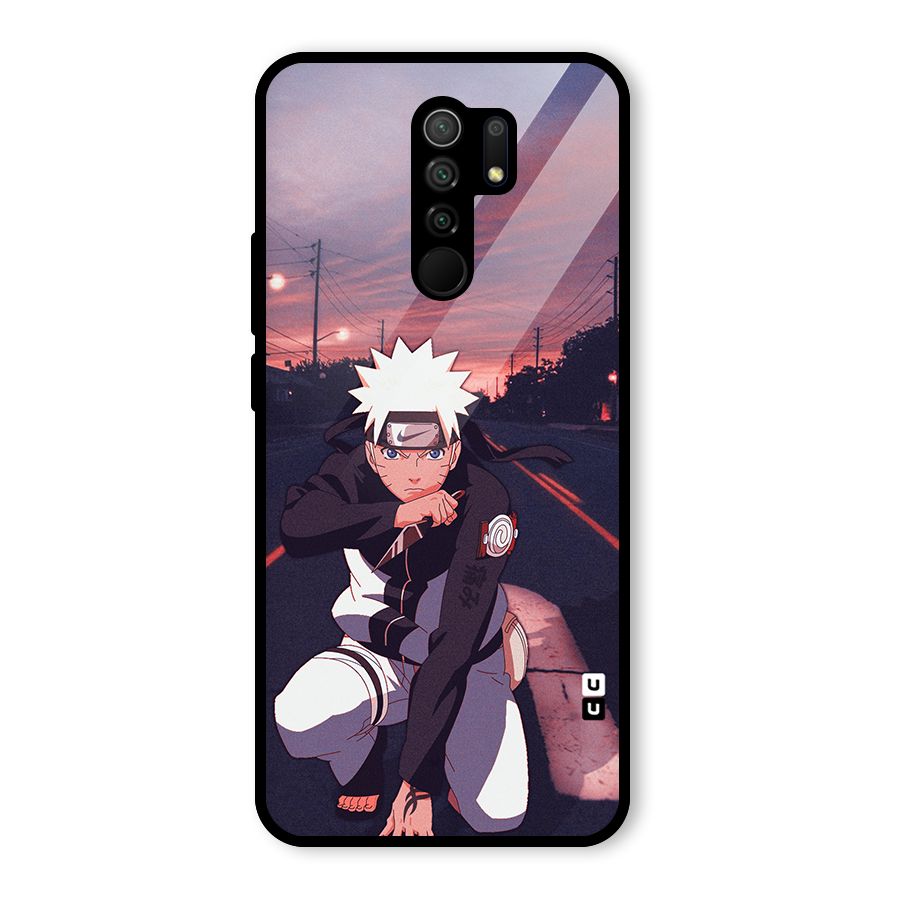 Anime Naruto Aesthetic Glass Back Case for Poco M2