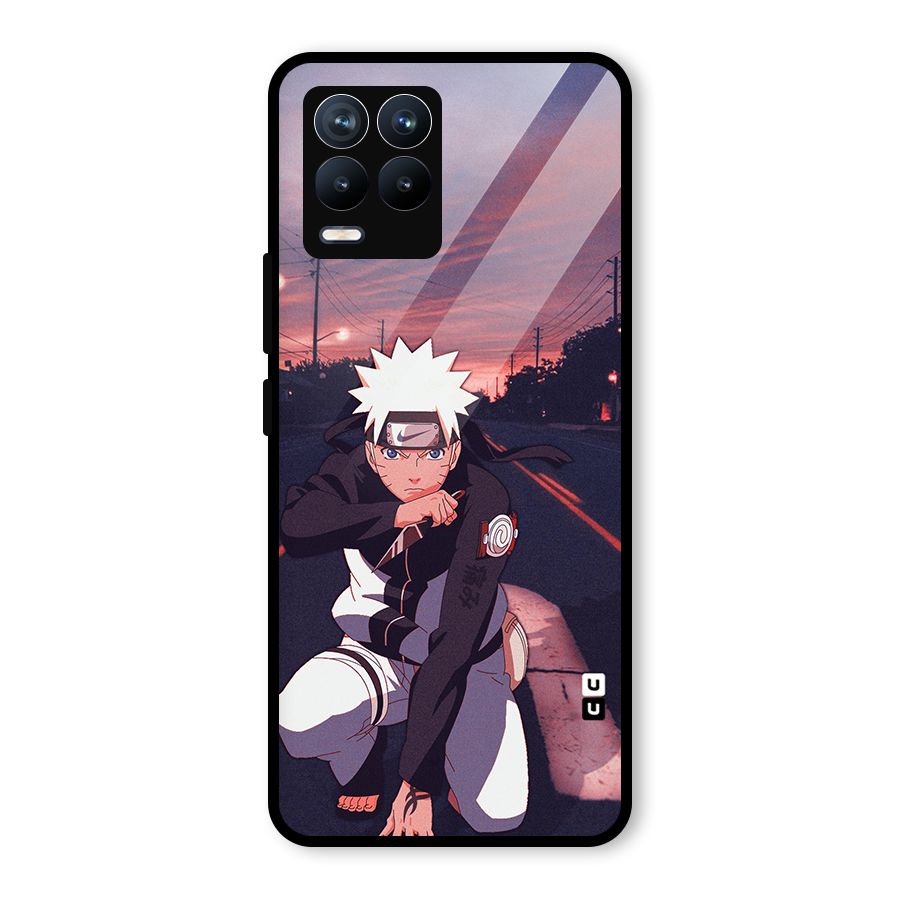Anime Naruto Aesthetic Glass Back Case for Realme 8 Pro