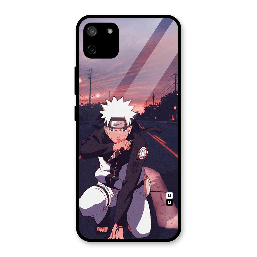 Anime Naruto Aesthetic Glass Back Case for Realme C11