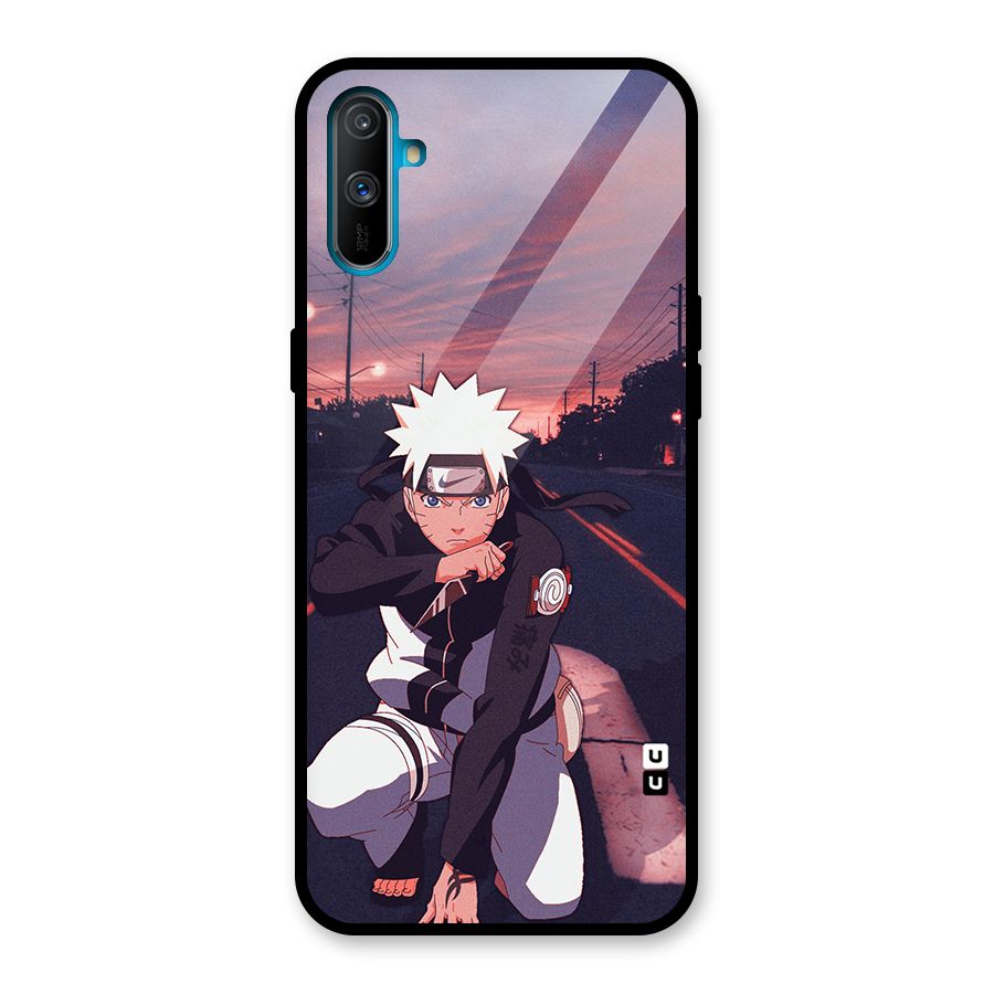 Anime Naruto Aesthetic Glass Back Case for Realme C3