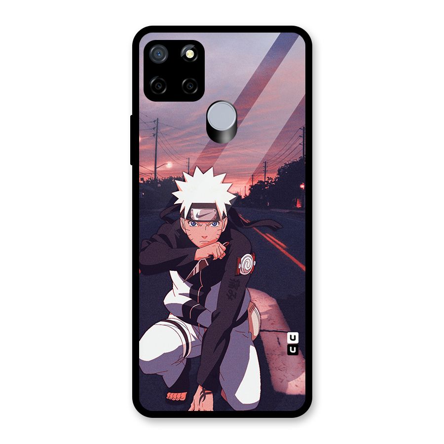 Anime Naruto Aesthetic Glass Back Case for Realme Narzo 20