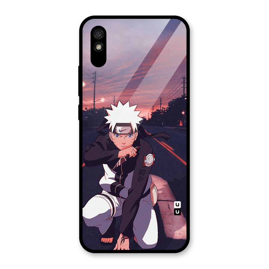 Anime Naruto Aesthetic Glass Back Case for Redmi 9i
