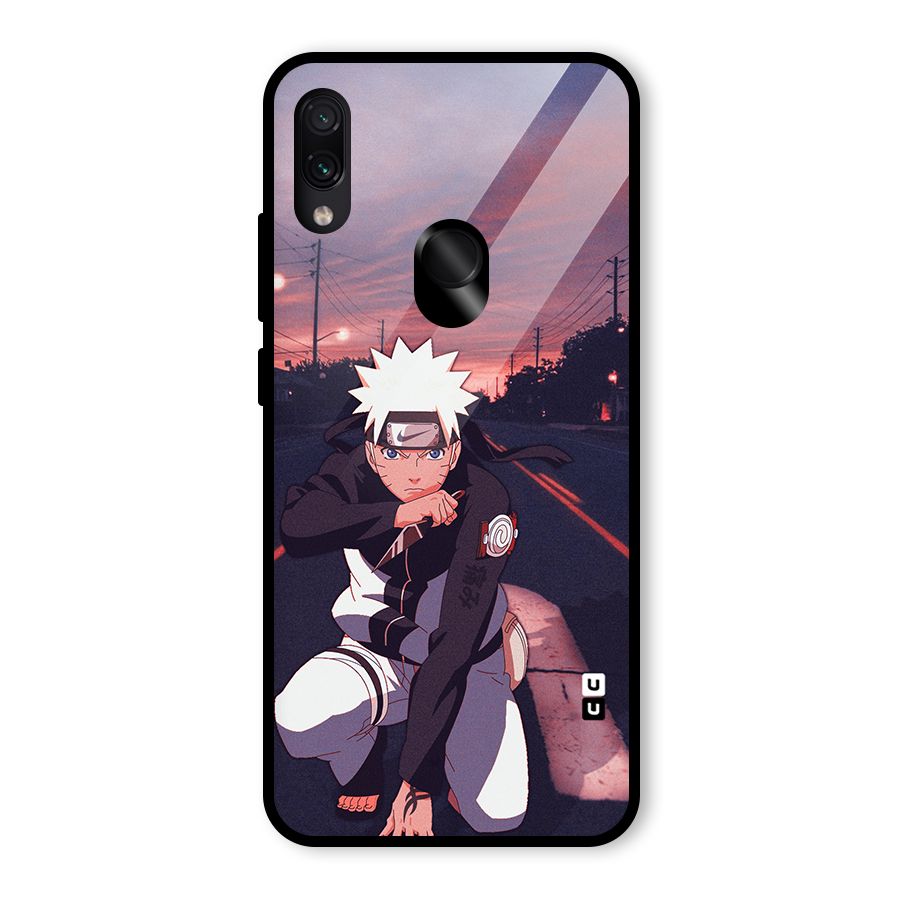 Anime Naruto Aesthetic Glass Back Case for Redmi Note 7S