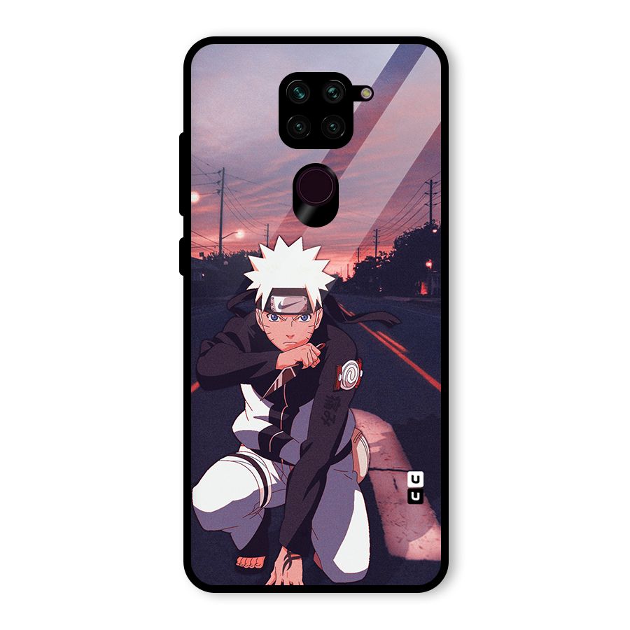 Anime Naruto Aesthetic Glass Back Case for Redmi Note 9