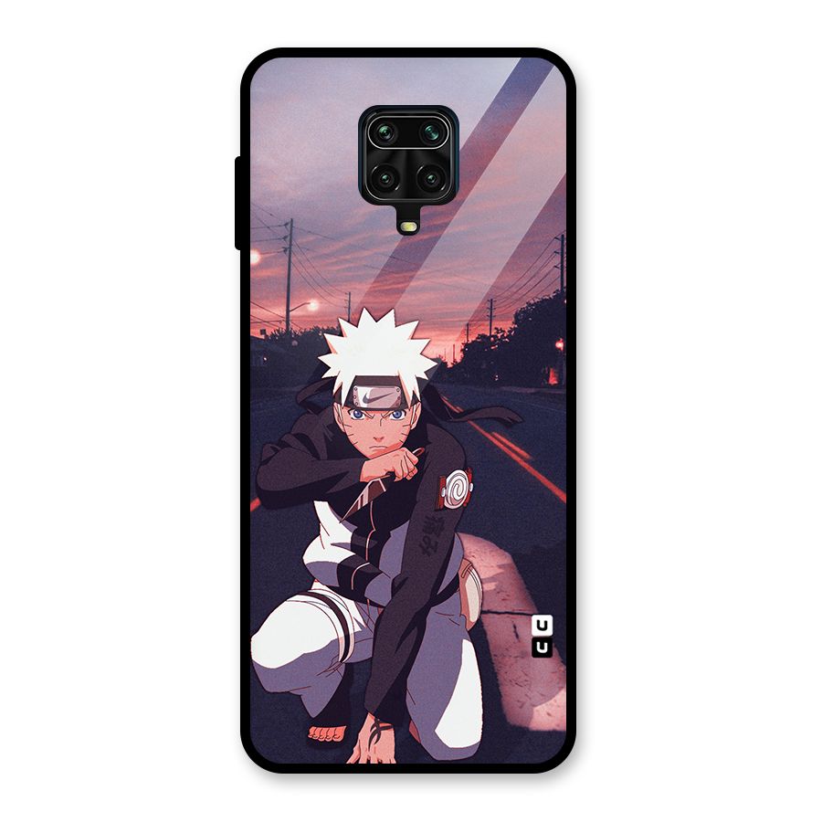 Anime Naruto Aesthetic Glass Back Case for Redmi Note 9 Pro Max