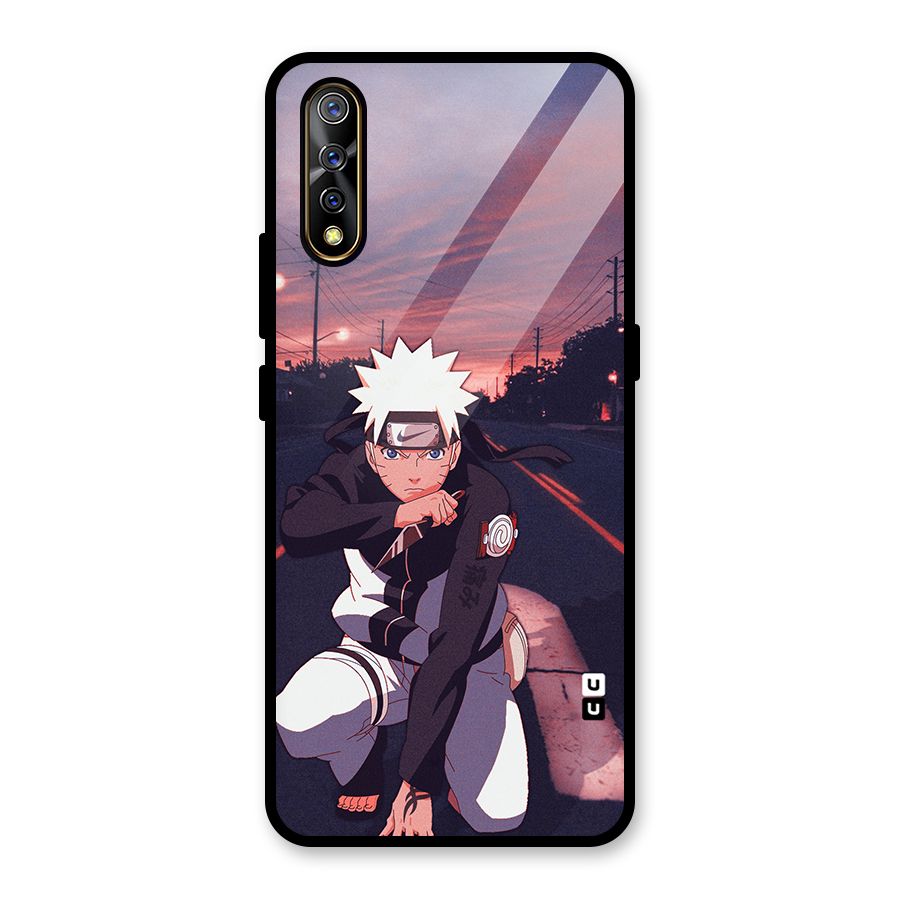 Anime Naruto Aesthetic Glass Back Case for Vivo S1