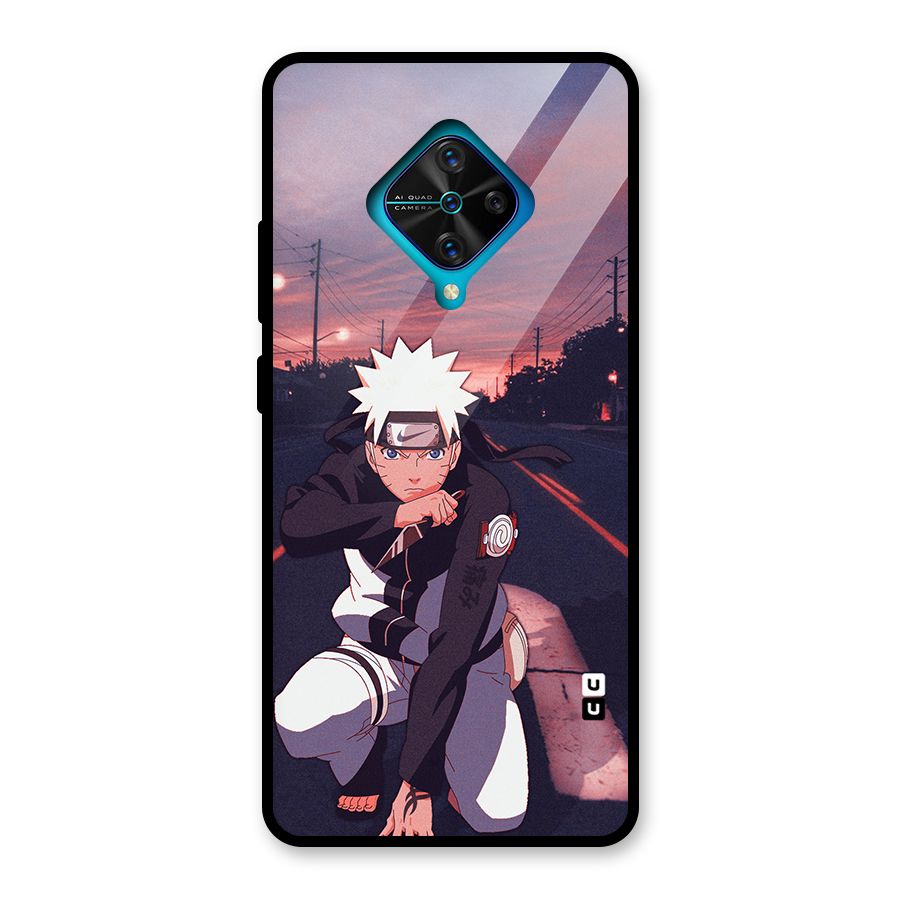 Anime Naruto Aesthetic Glass Back Case for Vivo S1 Pro