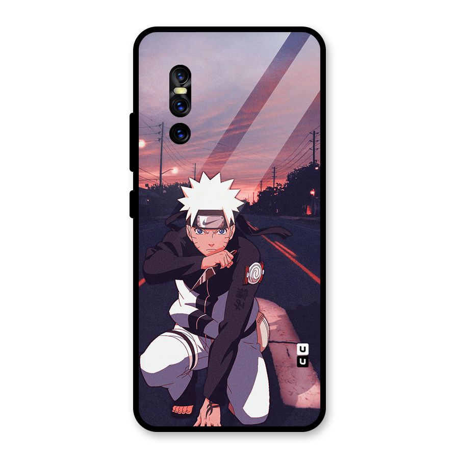Anime Naruto Aesthetic Glass Back Case for Vivo V15 Pro