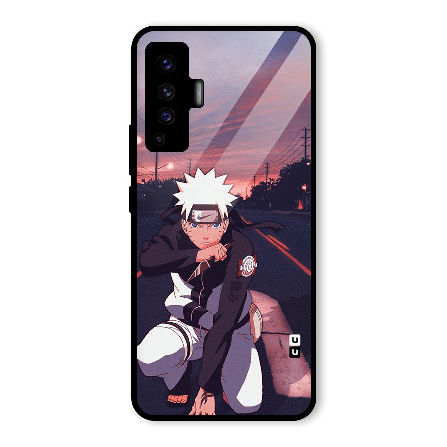 Anime Naruto Aesthetic Glass Back Case for Vivo X50