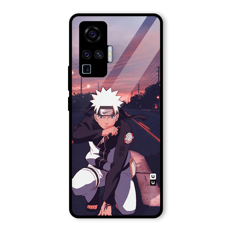 Anime Naruto Aesthetic Glass Back Case for Vivo X50 Pro