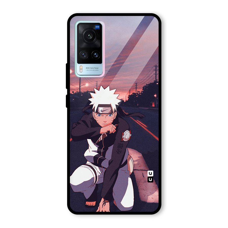 Anime Naruto Aesthetic Glass Back Case for Vivo X60