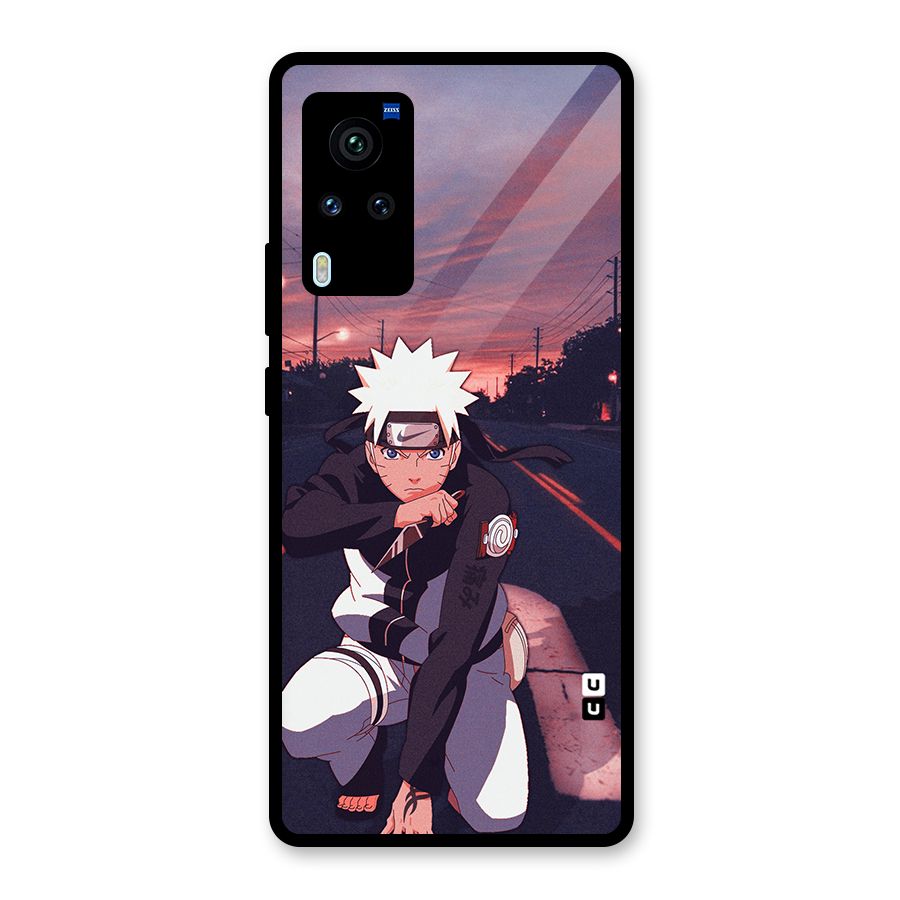 Anime Naruto Aesthetic Glass Back Case for Vivo X60 Pro
