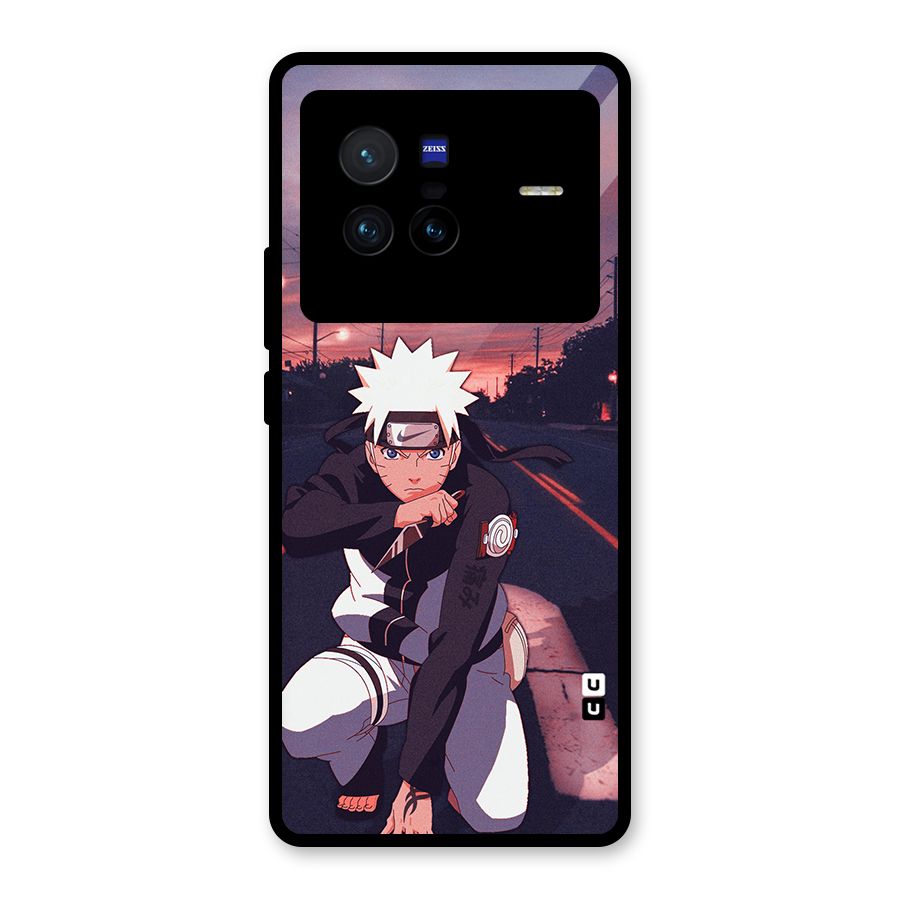 Anime Naruto Aesthetic Glass Back Case for Vivo X80