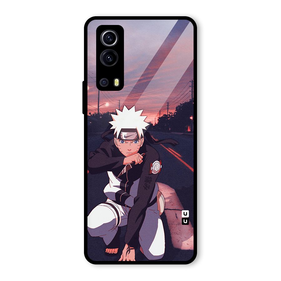 Anime Naruto Aesthetic Glass Back Case for Vivo iQOO Z3