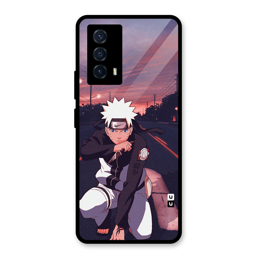 Anime Naruto Aesthetic Glass Back Case for Vivo iQOO Z5