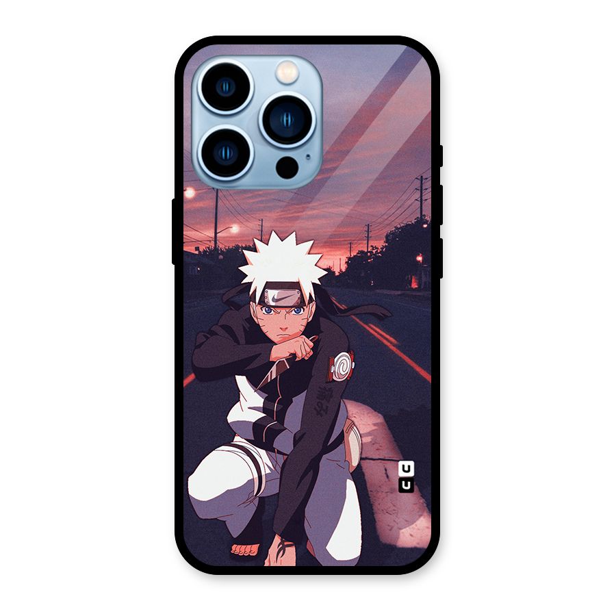 Anime Naruto Aesthetic Glass Back Case for iPhone 13 Pro