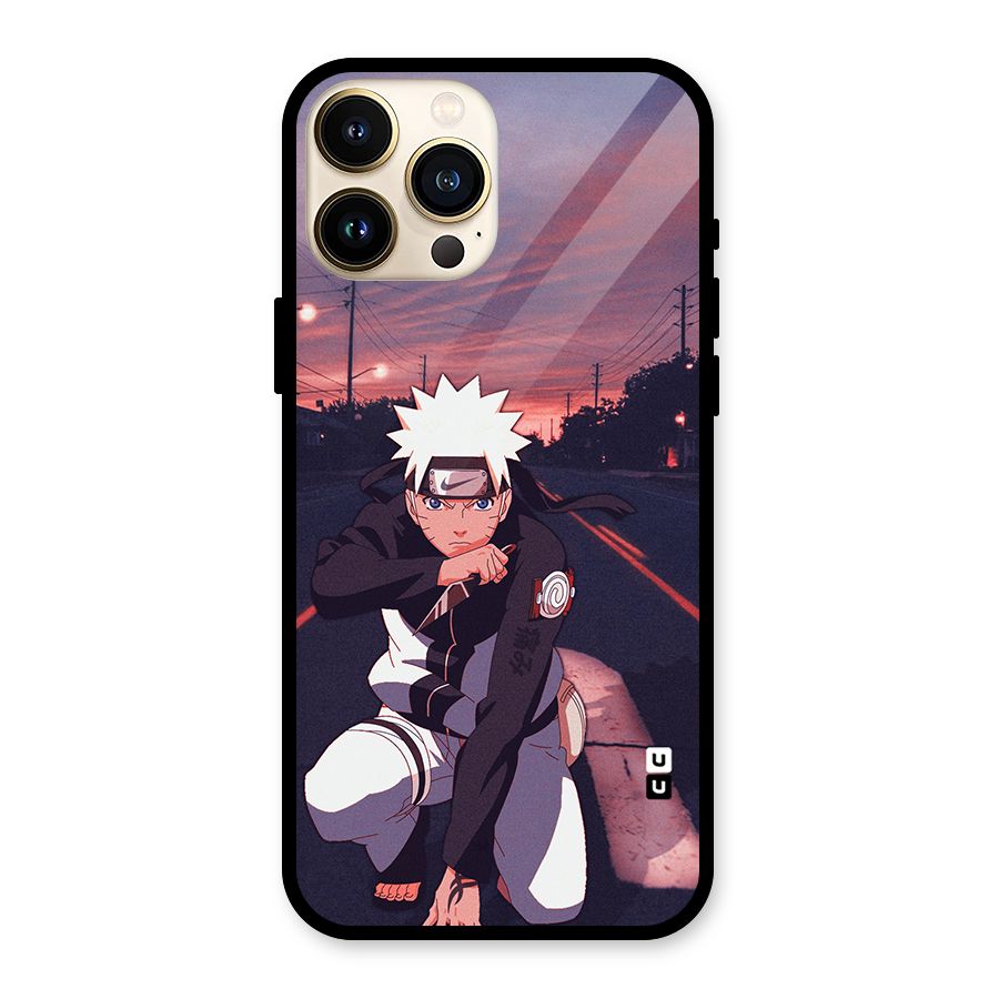 Anime Naruto Aesthetic Glass Back Case for iPhone 13 Pro Max