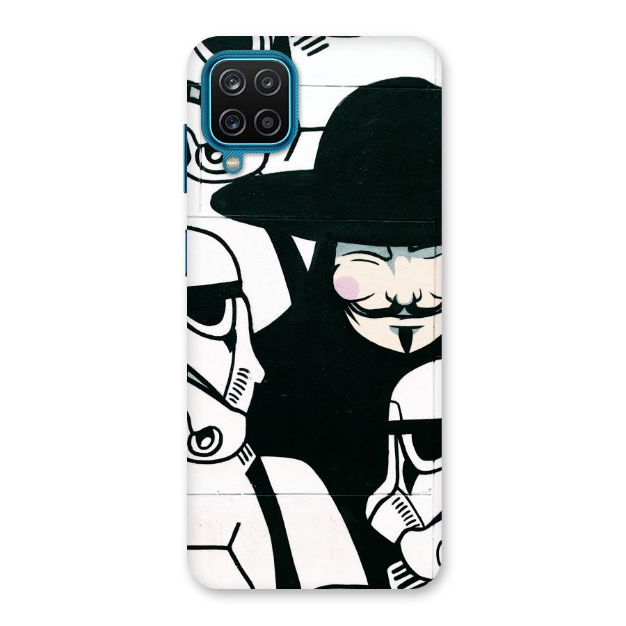 Anonymous Hat Back Case for Galaxy M12