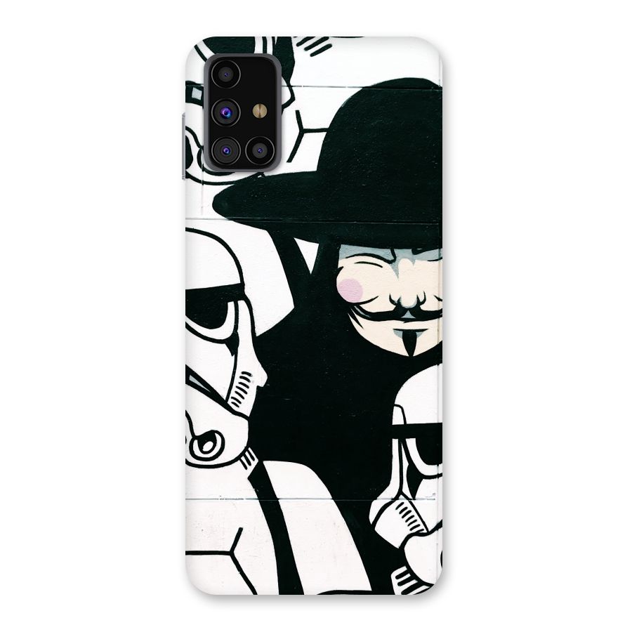 Anonymous Hat Back Case for Galaxy M31s