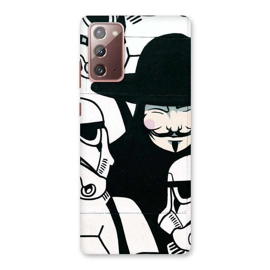 Anonymous Hat Back Case for Galaxy Note 20