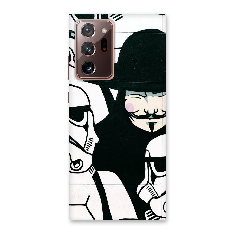 Anonymous Hat Back Case for Galaxy Note 20 Ultra