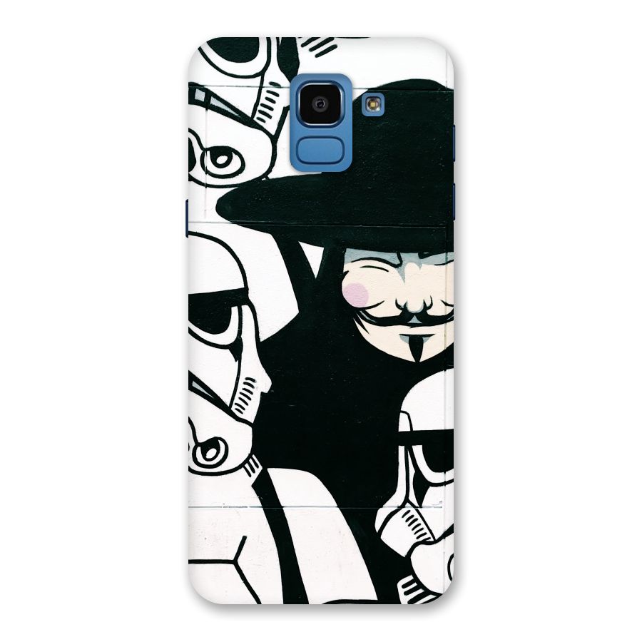 Anonymous Hat Back Case for Galaxy On6