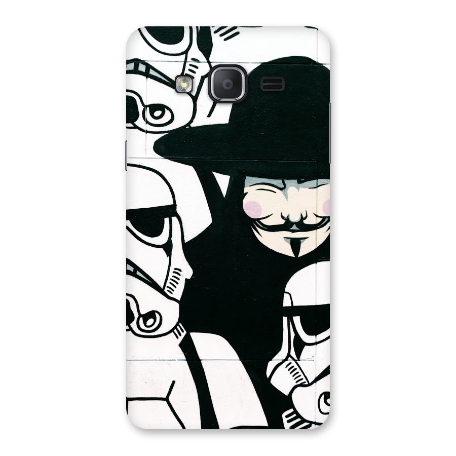 Anonymous Hat Back Case for Galaxy On7 2015