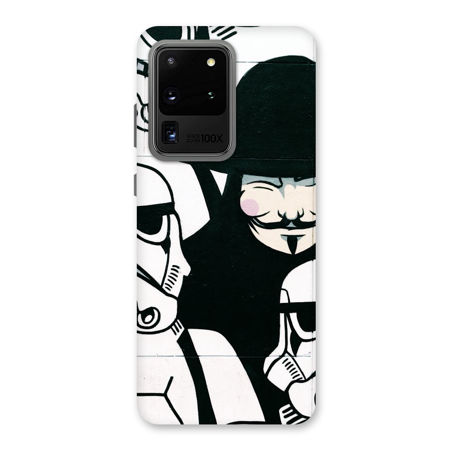 Anonymous Hat Back Case for Galaxy S20 Ultra