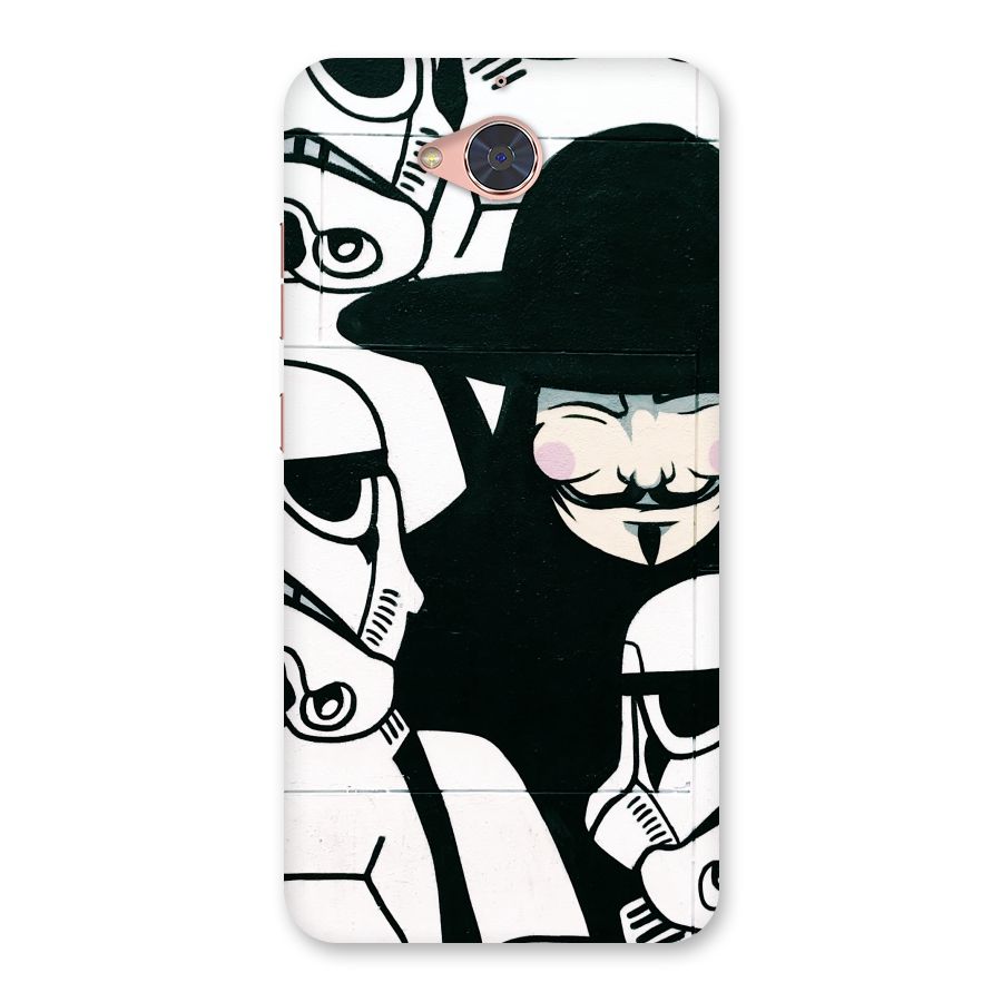 Anonymous Hat Back Case for Gionee S6 Pro