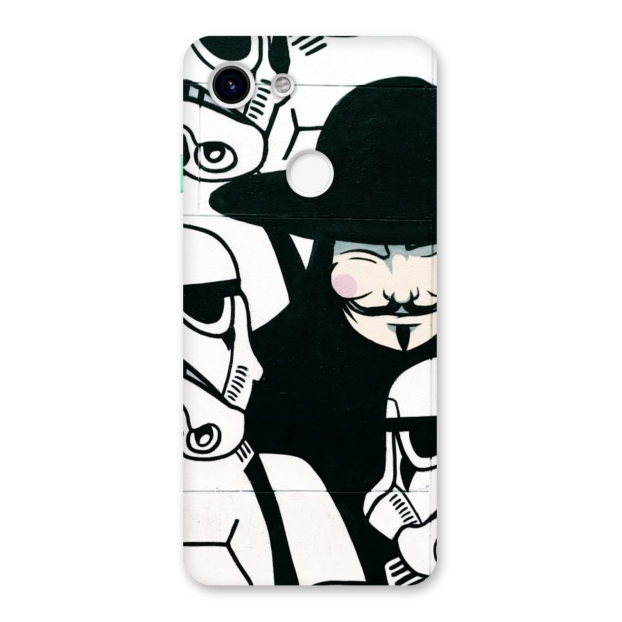 Anonymous Hat Back Case for Google Pixel 3