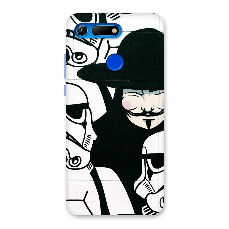 Anonymous Hat Back Case for Honor View 20